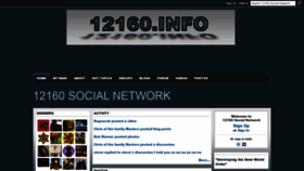 What 12160.info website looked like in 2022 (3 years ago)