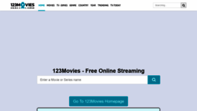 What 123movies.ba website looked like in 2022 (2 years ago)