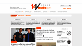What 14ymedio.com website looked like in 2022 (2 years ago)