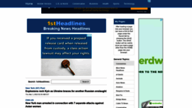 What 1stheadlines.com website looked like in 2022 (2 years ago)
