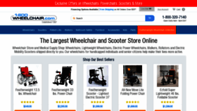 What 1800wheelchair.com website looked like in 2022 (2 years ago)