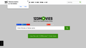 What 123movies.ai website looked like in 2022 (2 years ago)