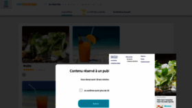 What 1001cocktails.com website looked like in 2022 (2 years ago)