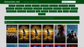 What 1kmovies.red website looked like in 2022 (2 years ago)