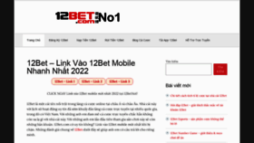 What 12betno1.com website looked like in 2022 (2 years ago)