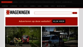 What 112wageningen.nl website looked like in 2022 (2 years ago)