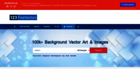 What 123freevectors.com website looked like in 2022 (2 years ago)