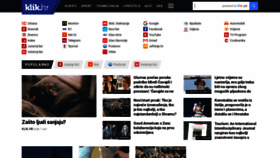 What 1klik.hr website looked like in 2022 (1 year ago)