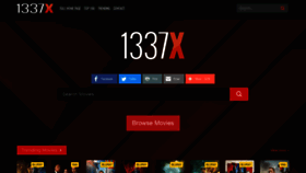 What 1337xon.com website looked like in 2022 (1 year ago)