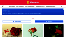 What 123goodmorningquotes.com website looked like in 2022 (3 years ago)