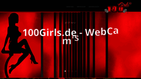 What 100girls.de website looked like in 2022 (1 year ago)