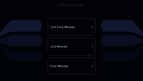 What 123movies.sarl website looked like in 2022 (1 year ago)