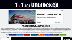What 1v1lolunblocked.com website looked like in 2022 (1 year ago)