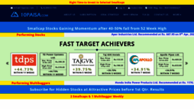 What 10paisa.com website looked like in 2022 (1 year ago)