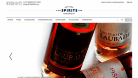 What 1-877-spirits.com website looked like in 2022 (1 year ago)