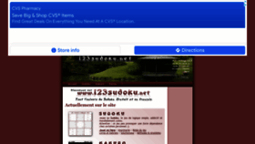What 123sudoku.net website looked like in 2022 (2 years ago)