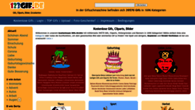 What 123gif.de website looked like in 2022 (1 year ago)