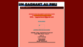 What 1gagnant.sitew.com website looked like in 2022 (1 year ago)