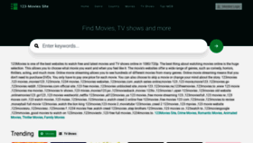 What 123-movies.site website looked like in 2022 (1 year ago)