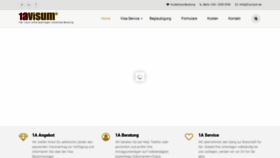What 1avisum.de website looked like in 2022 (1 year ago)