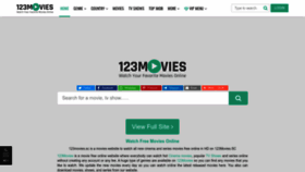 What 123moviesfree.com website looked like in 2022 (1 year ago)