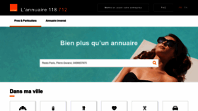 What 118712.fr website looked like in 2022 (1 year ago)