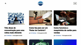 What 123noticias.com.br website looked like in 2022 (1 year ago)