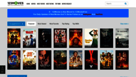 What 123moviesfree.co website looked like in 2022 (1 year ago)
