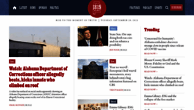 What 1819news.com website looked like in 2022 (1 year ago)