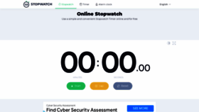 What 123stopwatch.com website looked like in 2022 (1 year ago)