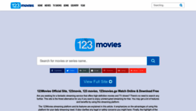 What 123moviesgoto.com website looked like in 2022 (1 year ago)