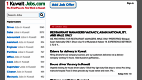 What 1kuwaitjobs.com website looked like in 2022 (1 year ago)
