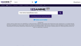 What 123animes.ru website looked like in 2022 (3 years ago)