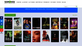 What 123movies123.cc website looked like in 2022 (1 year ago)