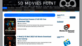 What 1sdmoviespoint.vip website looked like in 2022 (1 year ago)