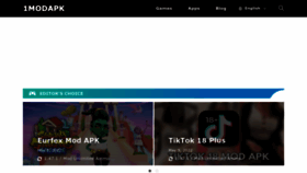 What 1modapk.com website looked like in 2022 (1 year ago)