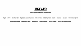 What 1923.ro website looked like in 2022 (1 year ago)