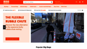 What 123bigbags.com website looked like in 2022 (1 year ago)