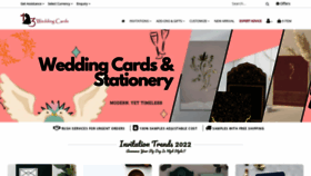 What 123weddingcards.com website looked like in 2022 (1 year ago)