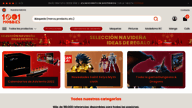 What 1001hobbies.es website looked like in 2022 (1 year ago)