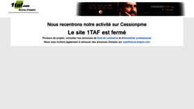 What 1taf.com website looked like in 2022 (1 year ago)