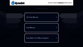 What 123fmovies.com website looked like in 2023 (1 year ago)