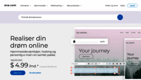 What 123hjemmeside.dk website looked like in 2023 (1 year ago)