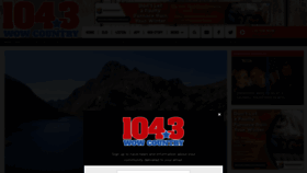 What 1043wowcountry.com website looked like in 2023 (1 year ago)
