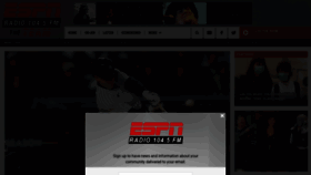 What 1045theteam.com website looked like in 2023 (1 year ago)