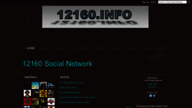 What 12160.info website looked like in 2023 (1 year ago)