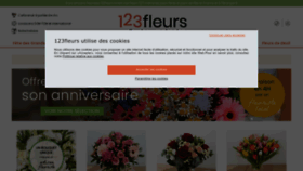 What 123fleurs.com website looked like in 2023 (1 year ago)