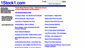 What 1stock1.com website looked like in 2023 (1 year ago)