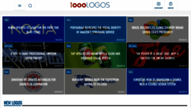 What 1000logos.net website looked like in 2023 (1 year ago)