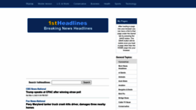 What 1stheadlines.com website looked like in 2023 (1 year ago)
